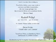 eine Anzeige